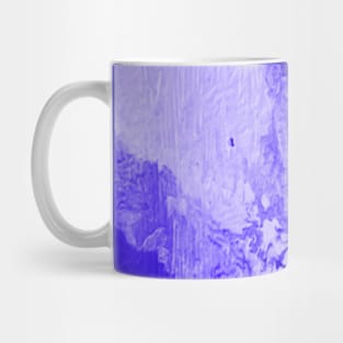 blue and  white  painting artwork abstract art Mug